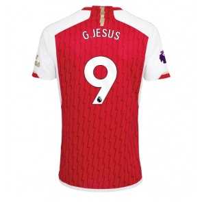 Maillot de foot Arsenal Gabriel Jesus #9 Domicile 2023-24 Manches Courte